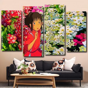 Spirited Away Chihiro panels paint by numbers