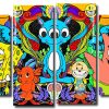 SpongeBob SquarePants Panels paint by numbers