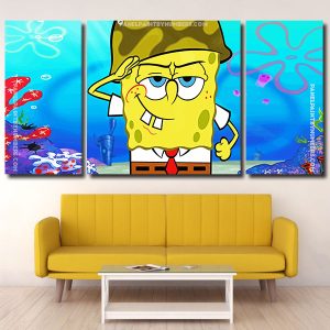 SpongeBob SquarePants panels paint by numbers