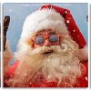 Stylish Santa Claus Panels paint by numbers