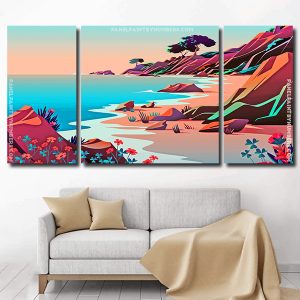 Summer Landscape panels paint by numbers