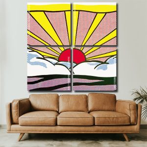 Sunrise Pop Art Panels paint by numbers