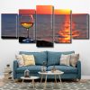 Sunset Glass Panel paint by numbers