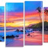 Sunset South Maui Island panels paint by numbers