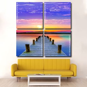 Sunset Time panels paint by numbers