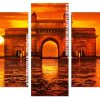 Sunset at Mumbai Gateway of India Panels paint by numbers