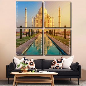 Taj Mahal India panels paint by numbers