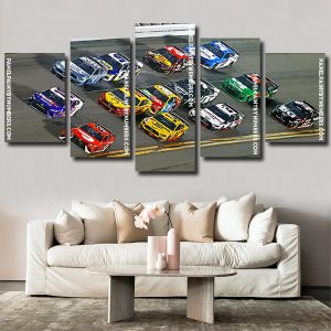 Nascar Racing Panels paint by numbers