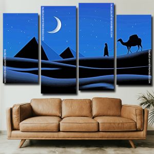 Arabia Desert At Night Panels paint by numbers