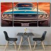 Classic Challenger Car panels paint by numbers