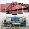 The Hernando De Soto Bridge At Sunset Panels paint by numbers