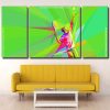 Tennis Player Pop Art panels paint by numbers