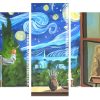 The Starry Night Van Gogh panels paint by numbers