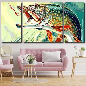 Trout Fish Panels paint by numbers