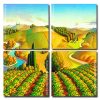 Vineyard Farm Landscape Panels paint by numbers