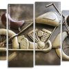 Vintage Motorcycle Panels paint by numbers