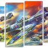 War Spitfire Panels paint by numbers