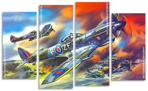 War Spitfire Panels paint by numbers