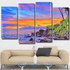 West Maui Sunset Glow Panels paint by numbers