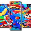 abstract colorful musical instrument Panels paint by numbers