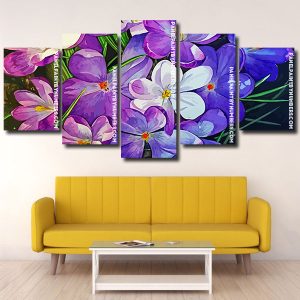 Aesthetic Crocus panels paint by numbers