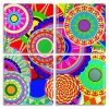 Aesthetic Colorful Mandala panels paint by numbers