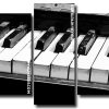 Black And White Piano panels paint by numbers