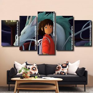 Chihiro Spirited Away panels paint by numbers