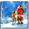 Christmas Santa panels paint by numbers