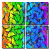 colorful butterflies panels paint by numbers