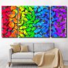 colorful butterflies panel paint by numbers