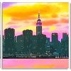 Colorful New York City panels paint by numbers