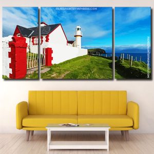 Dingle Harbour Lighthouse panels paint by numbers