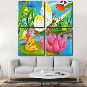 Little Fairy And Butterfly panels paint by numbers