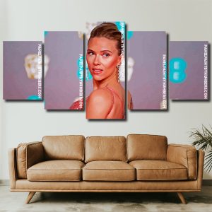 Scarlett Johansson panels paint by numbers