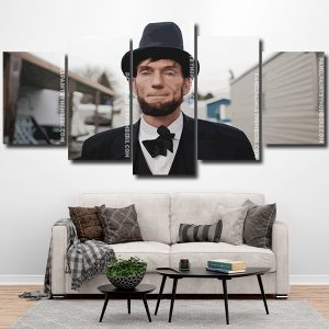 Abe Lincoln President panels paint by numbers