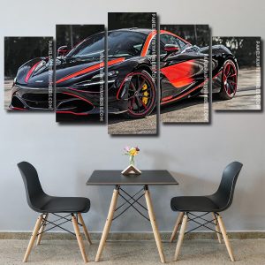 Aesthetic Black Mclaren panels paint by numbers