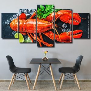 Aesthetic Lobster panels paint by numbers