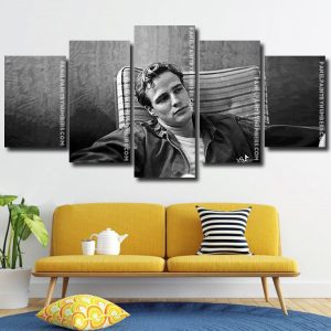 Aesthetic Marlon Brando panels paint by numbers