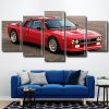 Aesthetic Red Lancia panels paint by numbers