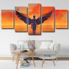 Angel Silhouette Panels paint by numbers