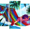 Anime Girls On Hammock panels paint by numbers