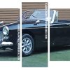 Antique Black Mg Car panels paint by numbers