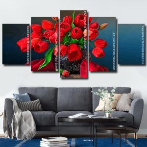 Artificial Flower panels paint by numbers