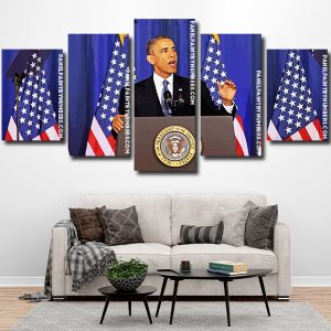 Barack Hussein Obama Panel paint by numbers