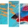 Beautiful Fish panels paint by numbers