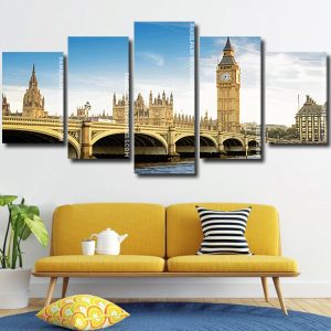 Big Ben Tower London Panel paint by numbers