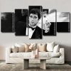 Black And White Al Pacino panels paint by numbers