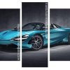 Blue Mclaren Car paint by numbers