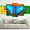 Blue Morpho Butterfly panels paint by numbers